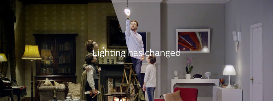 connected lighting with Hue